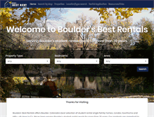 Tablet Screenshot of bouldersbestrentals.com